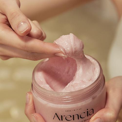 ARENCIA Fresh Cloud Body and Scalp Scrub Lavender and Pear, 260 gr - emulsie de corp formulata cu sare frantuzeasca si uleiuri vegetale, care contribuie la exfolierea delicata si la curatarea pielii intr-un singur pas