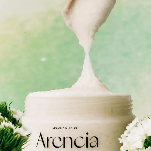 ARENCIA Fresh Cloud Body and Scalp Scrub White Tea and Neroil 260 gr - exfoliant de corp formulat cu sare frantuzeasca si uleiuri vegetale, care contribuie la exfolierea delicata si la mentinerea confortului dupa clatire