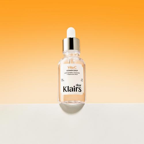 Dear Klairs Vita C Vitamin Drop Ser Facial Revitalizant cu Vitamina C - Luminozitate si Protectie Antioxidanta, 35 ml