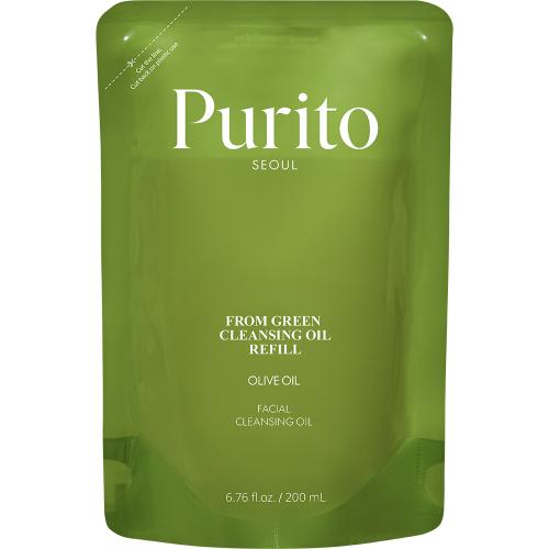 PURITO From Green Ulei de Curatare Refill 200 ml - Curatare Delicata si Luminozitate Naturala, 200 ml