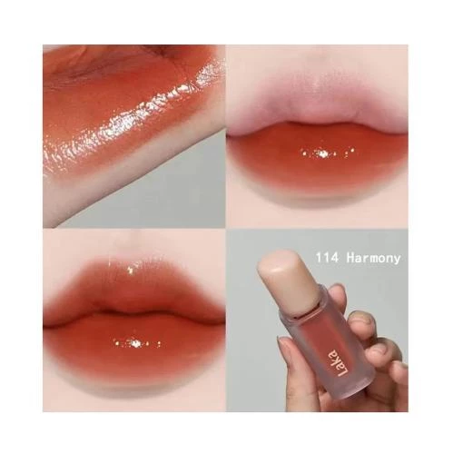 LAKA Fruity Glam Tint nuantator pentru buze 114 Harmony - hidratare si stralucire, 4.5 gr