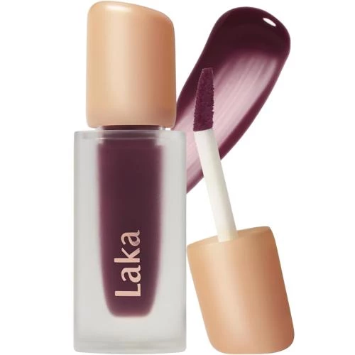 LAKA Fruity Glam Tint nuantator pentru buze 123 Unsweet Berry - hidratare si rezistenta, 4.5 gr