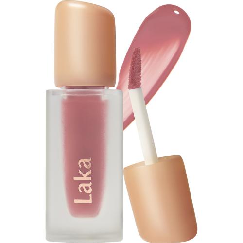 LAKA Fruity Glam Tint - nuantator pentru buze formulat cu sucuri de fructe si vitamine, care contribuie la hidratarea buzelor si la metinerea buzelor moi si hidratate - 4.5 gr - 124 Maro