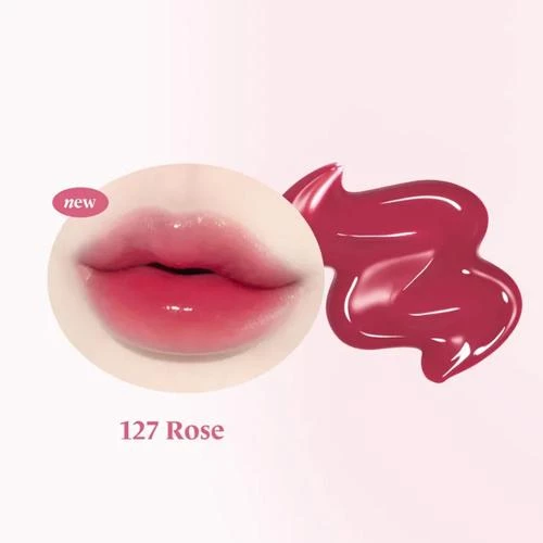 LAKA Fruity Glam Tint Nuantator pentru buze 127 Rose - hidratare si rezistenta, 4.5 gr