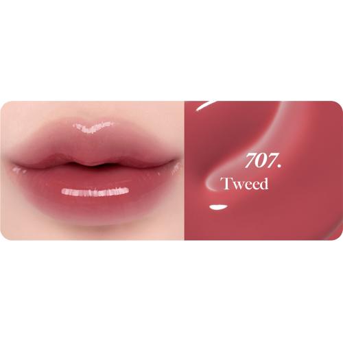 LAKA Fruity Lip Glotioner - luciu de buze formulat cu ulei din seminte de zmeura si mentol, care contribuie la hidratarea buzelor si la metinerea confortului - 10 ml - 707 Tweed