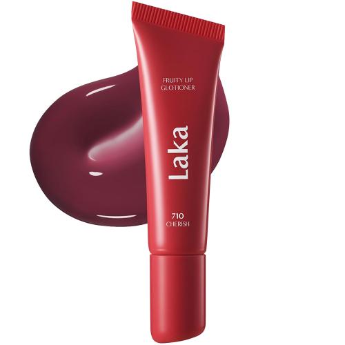 LAKA Fruity Lip Glotioner - luciu de buze formulat cu Lip Peptide Complex si ulei din seminte de zmeura, care contribuie la hidratarea buzelor si la metinerea confortului - 10 ml - 710 Cherish