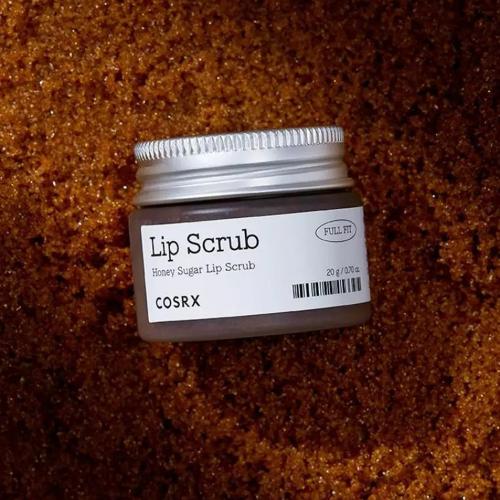 COSRX Full Fit Honey Sugar Lip Scrub 20 gr - Balsam de buze formulat cu zahar si miere, care contribuie la indepartarea celulelor moarte si la mentinerea hidratarii buzelor