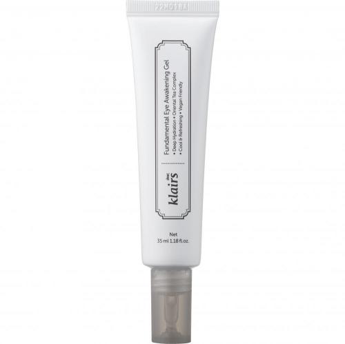 Dear Klairs Fundamental Gel pentru ochi - hidratant si tonifiant cu cafeina pentru cearcane, 35 ml
