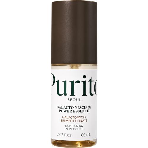 PURITO Galacto Niacin 97 Power Essence - ser de fata formulat cu filtrat fermentat de Galactomyces si niacinamida, care contribuie la hidratarea pielii si la imbunatatirea tonusului neuniform - 60 ml