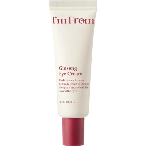 I'M FROM Ginseng Eye Cream 30 gr - Crema contur ochi formulata cu extract de ginseng rosu si niacinamida, care contribuie la hidratarea pielii din jurul ochilor si la metinerea aspectului ferm