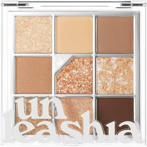 UNLEASHIA Glitterpedia Eye Palette fard de pleoape No. 2 All of Brown - luminozitate si rezistenta, 6.6 gr