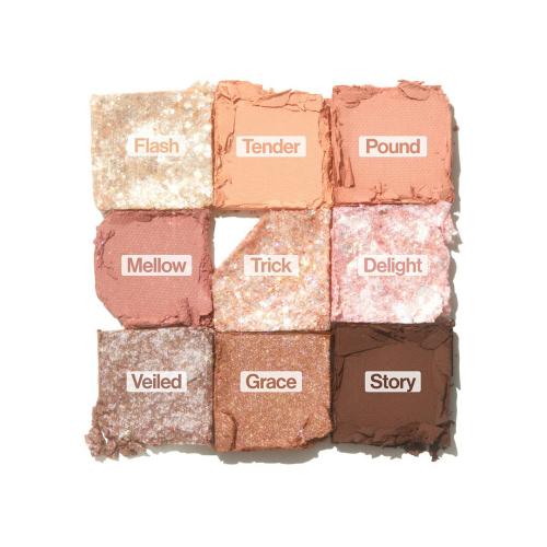 UNLEASHIA Glitterpedia Eye Palette Fard de pleoape No. 3 All of Coral Pink - luminozitate si prospetime, 6.6 gr