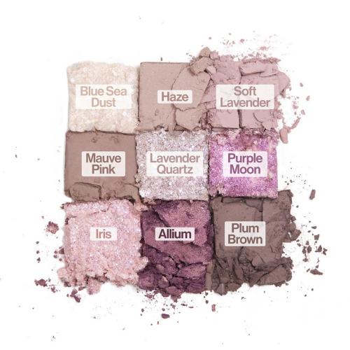UNLEASHIA Glitterpedia Eye Palette fard de pleoape No. 4 All of Lavender Fog - rezistenta si luminozitate, 7.4 gr
