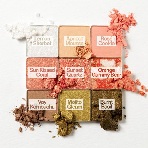 UNLEASHIA Glitterpedia Eye Palette fard de pleoape No. 6 All of Citrus - stralucire si aderenta, 6.6 gr