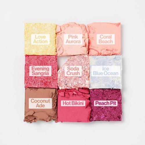 UNLEASHIA Glitterpedia Eye Palette fard de pleoape No. 7 All of Peach Ade - luminozitate si rezistenta, 6.9 gr