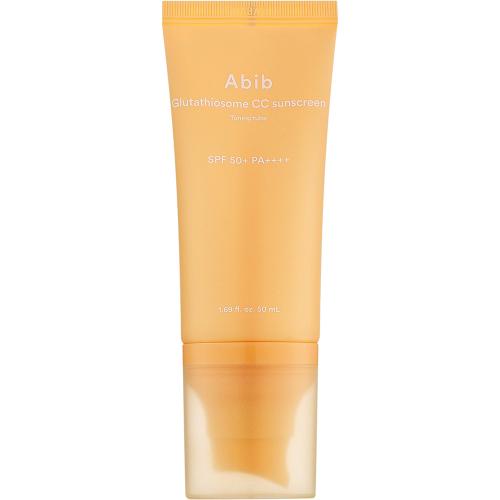 ABIB Glutathiosome CC Sunscreen Toning Tube SPF 50+ PA++++ - crema de fata formulata cu glutation si niacinamida, care contribuie la protectia solara si la uniformizarea nuantei tenului - 50 ml