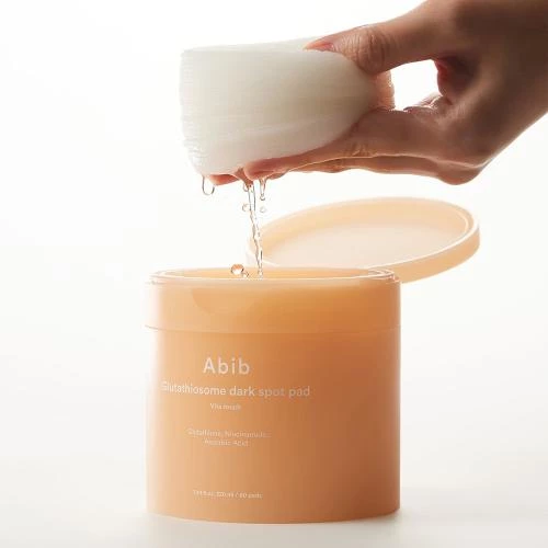 ABIB Glutathiosome Dark Spot Pad Vita Touch Toner de fata - luminozitate si hidratare, 60 buc