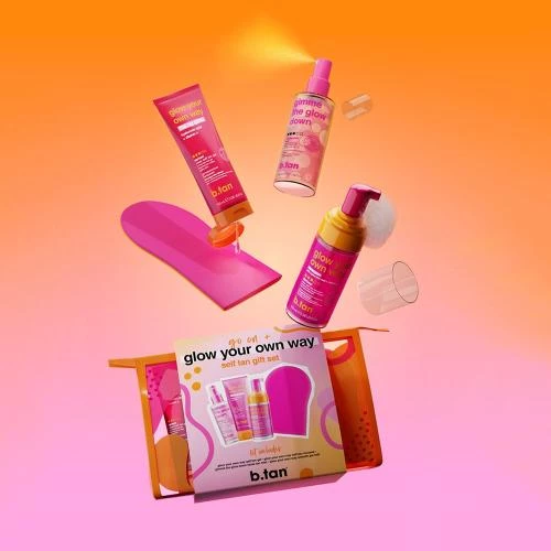 B.tan Go On and Glow Your Own Way Self Tan Set - autobronzare rapida si sigura pentru o piele naturala si stralucitoare