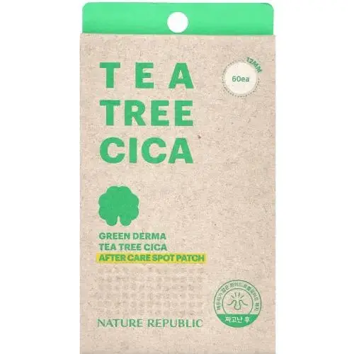 Green Derma Tea Tree After Care Spot Patch Plasturi pentru acnee 60 buc