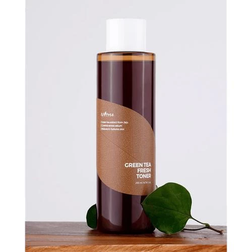 ISNTREE Green Tea Fresh Tonic pentru fata - Echilibrare Sebum si Hidratare Ten Gras si Mixt, 200 ml