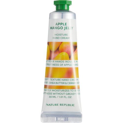 NATURE REPUBLIC Hand and Nature Apple Mango Gelly Hand Cream Crema de maini hranitoare 30 ml