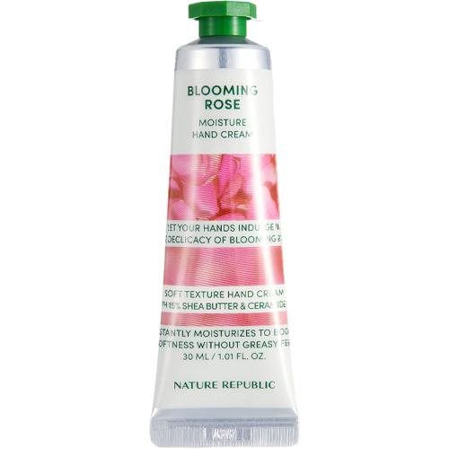 NATURE REPUBLIC Hand and Nature Blooming Rose Crema de maini hidratanta 30 ml