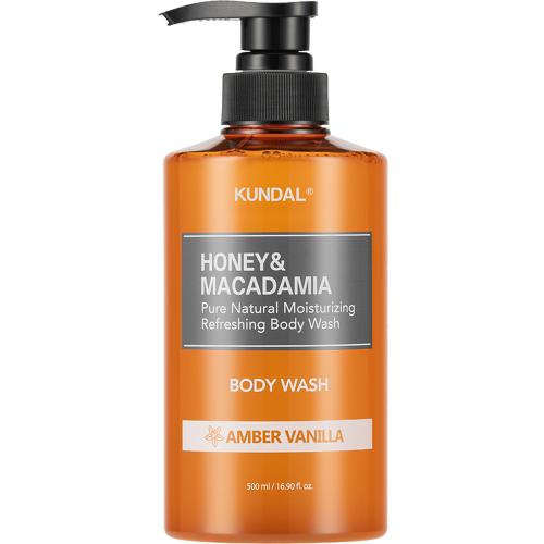 Honey & Macadamia Pure Body Wash Gel de dus Amber Vanilla 500 ml