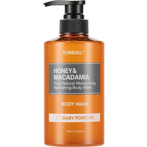 Honey & Macadamia Pure Body Wash Gel de dus Baby Powder 500 ml