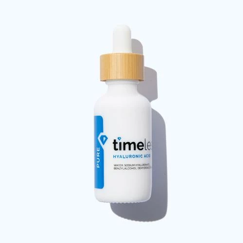 Timeless Skin Care Pure Line Ser Hidratant pentru Fata HA100 - Hidratare Intensa si Efect de Umplere Riduri, 30 ml