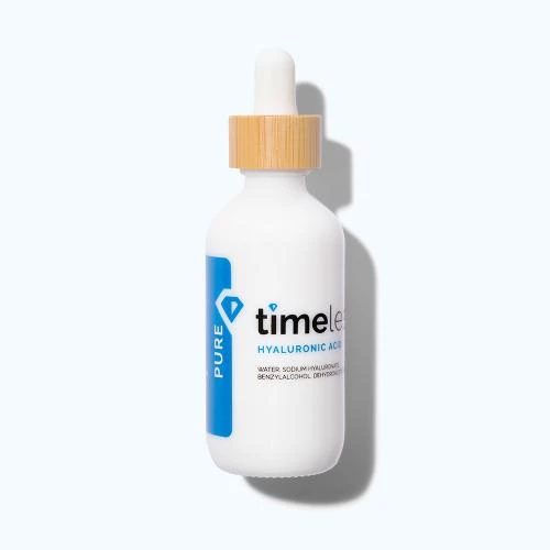 TIMELESS SKIN CARE Pure Line Ser Hidratant pentru Fata cu Acid Hialuronic - Hidratare Profunda si Confort Intens, 60 ml