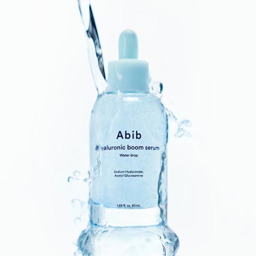 ABIB Hyaluronic Boom Serum Water Drop 50 ml - Ser de fata formulat cu hialuronat de sodiu si pantenol, care contribuie la hidratarea rapida si la mentinerea confortului cutanat