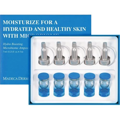 MADECA DERMA Hydra Boosting Microbiome Ampoule ser de fata - hidratare si luminozitate, 7 ml x 5 buc