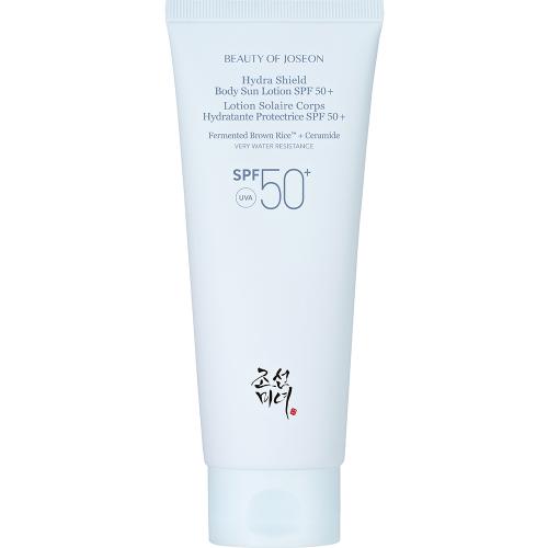 BEAUTY OF JOSEON Hydra Shield Body Sun Lotion SPF50+ 150 ml - Lotiune de corp formulata cu Fermented Brown Rice si ceramida NP, care contribuie la hidratarea pielii si la metinerea barierei cutanate