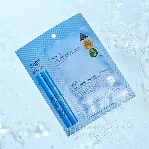 VT COSMETICS Hydrop Reedle Shot 300hl 2 Step Sheet Mask Masca de fata - hidratare si luminozitate, 27 gr