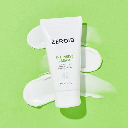 Zeroid Intensive Cream | Hidratare Intensivă pentru Piele Uscată și Sensibilă, 80 ml 