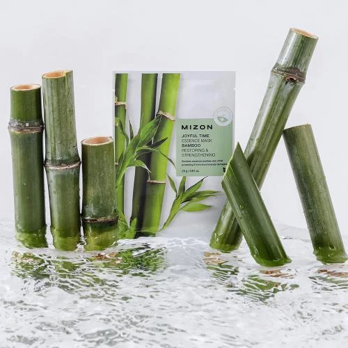 MIZON Joyful Time Essence Mask Bamboo Masca de fata - hidratare si elasticitate, 23 gr