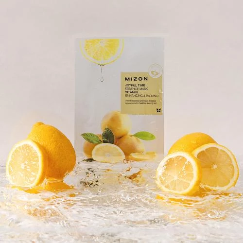 MIZON Joyful Time Essence Mask Vitamin masca de fata - luminozitate si hidratare, 23 gr