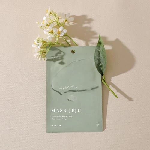 Mizon Joyful Time Mask Jeju Heartleaf – Mască de față calmantă și purifiantă, 23g