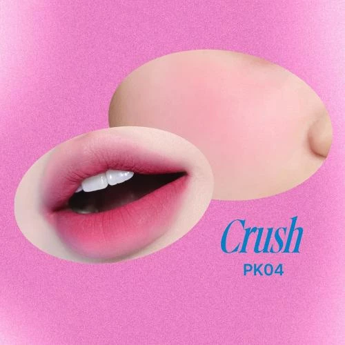 FWEE Lip & Cheek Blurry Pudding Pot PK04 Crush – Nuanțator 2-în-1 pentru buze și obraji, cu breloc pentru retușuri rapide, 5 gr