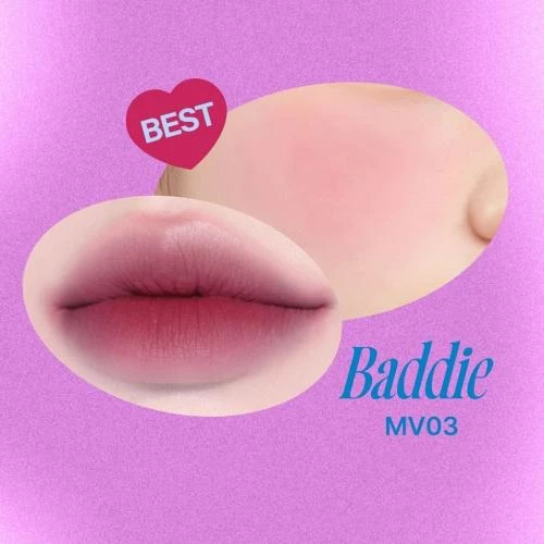 Lip and Cheek Blurry Pudding Pot Nuantator pentru buze si fata MV03 Baddie 5 gr
