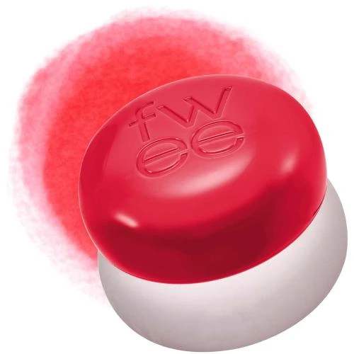 FWEE Lip & Cheek Blurry Pudding Pot RD01 D-Day – Nuanțator 2-în-1 pentru buze și obraji, cu textură mousse și finish mat catifelat