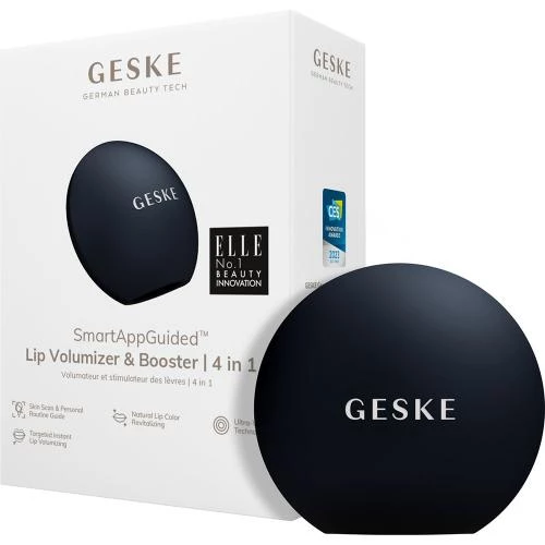 GESKE Lip Volumizer and Booster 4 in 1 Mini – Dispozitiv Profesional pentru Volumizarea Buzelelor, Negru | German Beauty Tech
