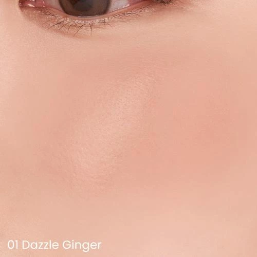 NUSE Liquid Care Cheek 01 Dazzle Ginger – Fard de obraz lichid hidratant cu efect natural de strălucire, 16 ml