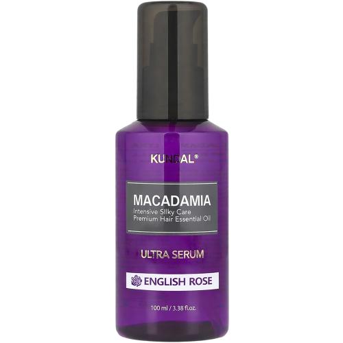 KUNDAL Macadamia Hair Serum ser de par English Rose - hidratare si stralucire, 100 ml