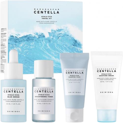 SKIN1004 Madagascar Centella Hyalu-Cica Travel Kit - Set formulat cu Centella Asiatica si acid hialuronic, care contribuie la hidratarea pielii si la metinerea barierei naturale a pielii