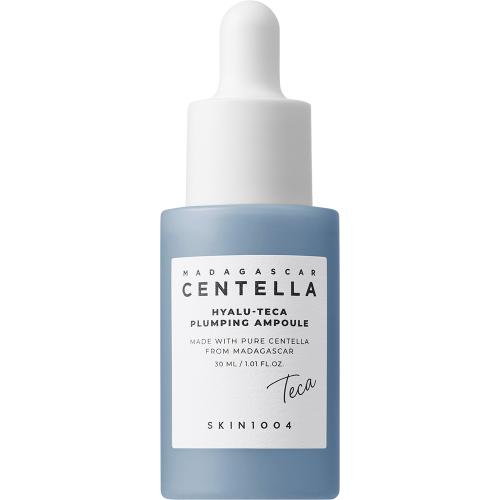 SKIN1004 Madagascar Centella Hyalu-Teca Plumping Ampoule 30 ml - Ser de fata formulat cu hialuronat de sodiu si Centella Asiatica, care contribuie la hidratarea pielii si la metinerea luminozitatii