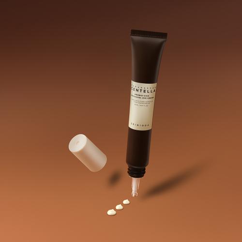 SKIN1004 Madagascar Centella Probio-Cica Bakuchiol Eye Cream - crema contur ochi formulata cu Bakuchiol si Centella Asiatica, care contribuie la reducerea aspectului ridurilor si a cearcanelor si la metinerea hidratarii - 20 ml