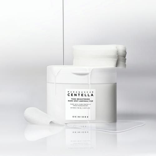 Madagascar Centella Tone Brightening Dark Spot Ampoule Pad Toner de fata dischete 60 buc