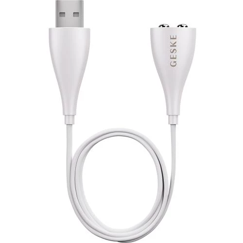 Magnetic USB Cable - Cablu de incarcare magnetic Alb compatibil cu dispozitivele GESKE