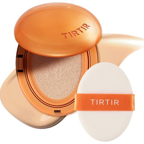 TIRTIR Mask Fit Ai Filter Cushion, 21N Ivory, 18 gr - fond de ten cushion semi-mat cu acoperire ridicata si textura lejera, formulat cu niacinamida si acid ascorbic, care contribuie la uniformizarea tenului si la mentinerea aspectului luminos al pielii